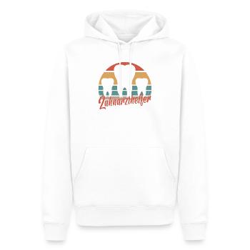 Zahnarzthelfer Zahnmedizin Zahnarzthelferin Zahn - Männer Premium Bio Hoodie - Weiß - Vorne - Nico (187cm)