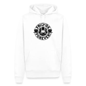 Friends Forever Breakfast Coffee & Donuts Lover - Men’s Premium Organic Hoodie - white - Front - Nico (187cm)