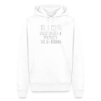 Vatertag Himmelfahrt Bier Nachbar Nachbarn Saufen - Männer Premium Bio Hoodie - Weiß - Vorne - Nico (187cm)