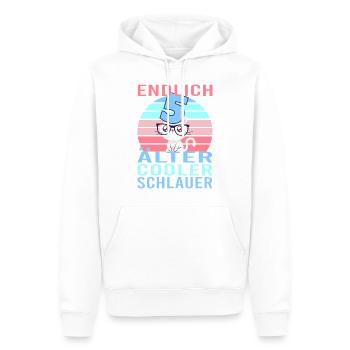 5 Jahre 5. Geburtstag Katze Kätzchen Mietze Miau - Männer Premium Bio Hoodie - Weiß - Vorne - Nico (187cm)