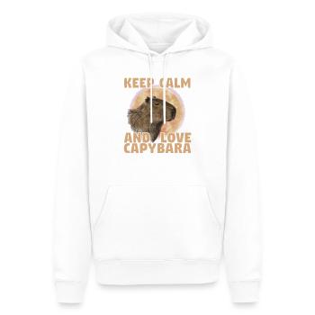 Wasserschwein Capybara Fan Club Cappybara Fans - Men’s Premium Organic Hoodie - white - Front - Nico (187cm)