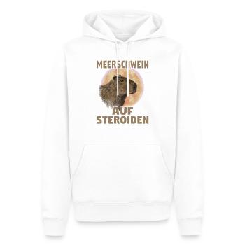 Wasserschwein Capybara Fan Club Cappybara Fans - Männer Premium Bio Hoodie - Weiß - Vorne - Nico (187cm)