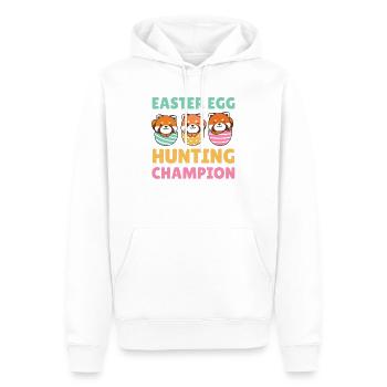 süße Roter Pandas zu Ostern mit Ostereiern Roter - Männer Premium Bio Hoodie - Weiß - Vorne - Nico (187cm)