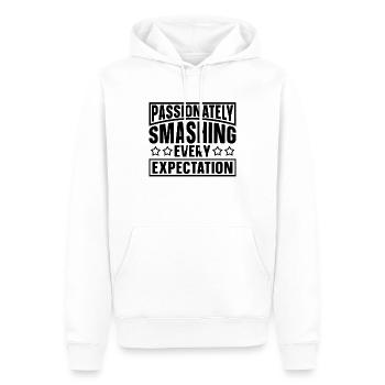 Passionately Smashing Musical Drama Theatre Actor - Männer Premium Bio Hoodie - Weiß - Vorne - Nico (187cm)
