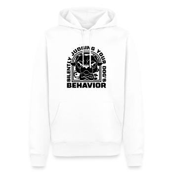 Silently Judging Your Dog Training Animal Trainers - Männer Premium Bio Hoodie - Weiß - Vorne - Nico (187cm)