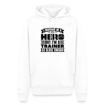 I May Not Be A Hero Dog Training Animal Trainers - Männer Premium Bio Hoodie - Weiß - Vorne - Nico (187cm)