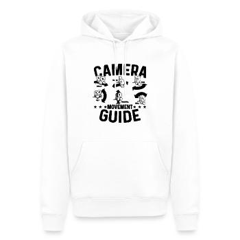 Guide de mouvement de caméra Caméraman Opérateurs de caméra - Sweat à capuche Premium bio Homme - blanc - Devant - Nico (187cm)