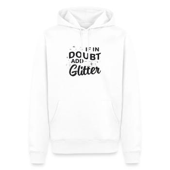 If In Doubt Add Glitter Cosmetology Makeup Artists - Männer Premium Bio Hoodie - Weiß - Vorne - Nico (187cm)