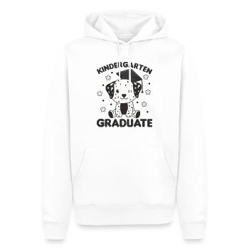 Kids Kindergarten diplômé Dalmatian Graduation - Sweat à capuche Premium bio Homme - blanc - Devant - Nico (187cm)