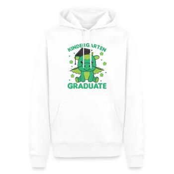 Kids Kindergarten graduate Drache Graduation - Männer Premium Bio Hoodie - Weiß - Vorne - Nico (187cm)