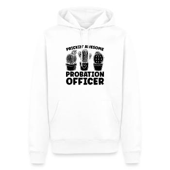 Prickin' Awesome Gardien de prison Agents de probation - Sweat à capuche Premium bio Homme - blanc - Devant - Nico (187cm)