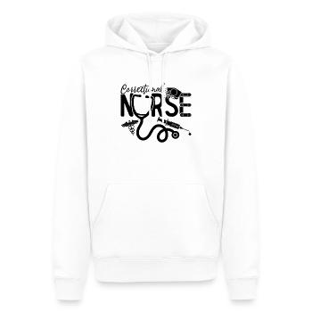 Correctional Nurse Prison Nursing Corrections - Men’s Premium Organic Hoodie - white - Front - Nico (187cm)