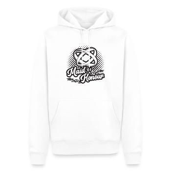 Demoiselle d’honneur Mariage Fête de Noces Demoiselle d’Honneur - Sweat à capuche Premium bio Homme - blanc - Devant - Nico (187cm)