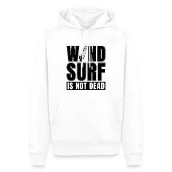 Wind Surf Is Not Dead Kitesurfer Windsurfing Lover - Männer Premium Bio Hoodie - Weiß - Vorne - Nico (187cm)