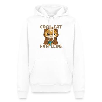 Chat domestique à poil court Maine Coon Chat siamois Chat - Sweat à capuche Premium bio Homme - blanc - Devant - Nico (187cm)