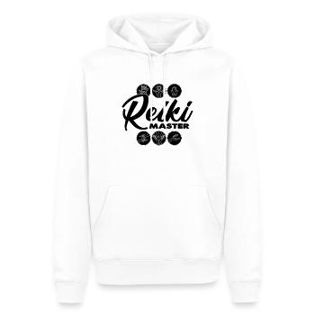 Reiki Master Energy Healing Esoteric Reiki Meister - Männer Premium Bio Hoodie - Weiß - Vorne - Nico (187cm)