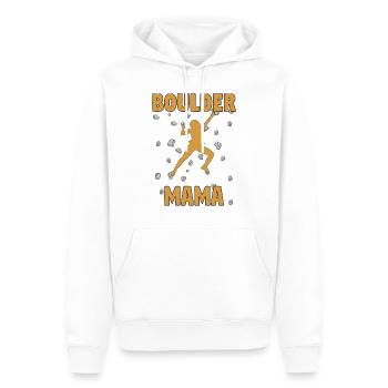 Bouldern Mama Boulder Mutti Boulderer Muttertag - Männer Premium Bio Hoodie - Weiß - Vorne - Nico (187cm)