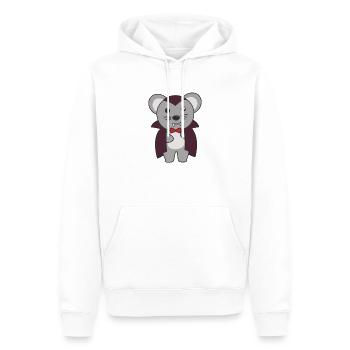 Maus Happy Halloween süßer Vampir Kostüm - Männer Premium Bio Hoodie - Weiß - Vorne - Nico (187cm)