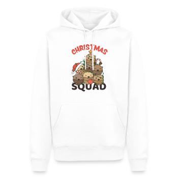 Otter Weihnachtsbaum Christmas Squad Otter - Männer Premium Bio Hoodie - Weiß - Vorne - Nico (187cm)