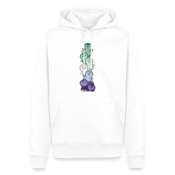 Gay Flag Pride LGBTQ süße Pinguin - Männer Premium Bio Hoodie - Weiß - Vorne - Nico (187cm)
