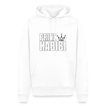 Prinz Habibi - Männer Premium Bio Hoodie - Weiß - Vorne - Nico (187cm)