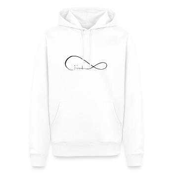 Beste Freunde für immer - Männer Premium Bio Hoodie - Weiß - Vorne - Nico (187cm)