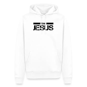 Team Jesus Christian Religion Christ Jesus - Männer Premium Bio Hoodie - Weiß - Vorne - Nico (187cm)