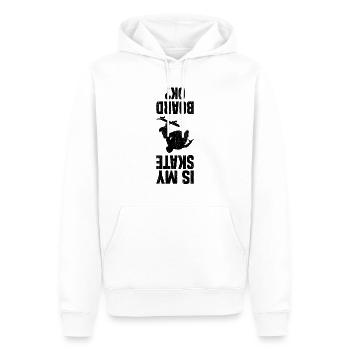 Skateboard Skateboarding Skater Skate Park - Sweat à capuche Premium bio Homme - blanc - Devant - Nico (187cm)