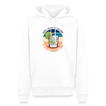 Theres Gonna Be A Gincident Funny Gin Say - Männer Premium Bio Hoodie - Weiß - Vorne - Nico (187cm)