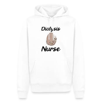Nierentransplantation Dialyse Niere - Männer Premium Bio Hoodie - Weiß - Vorne - Nico (187cm)