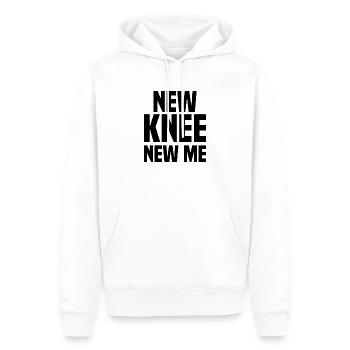 Knie Operation Neues Knie Gelenk - Männer Premium Bio Hoodie - Weiß - Vorne - Nico (187cm)