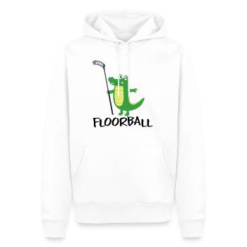 floorball floorball-champion unihockey-sport - Sweat à capuche Premium bio Homme - blanc - Devant - Nico (187cm)