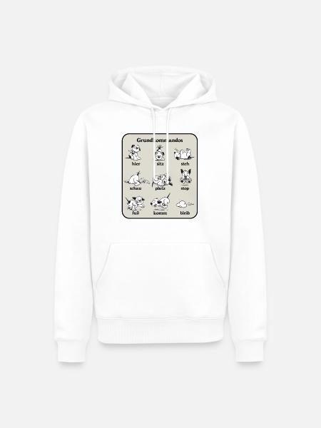 Kommandos1 1 - Männer Premium Bio Hoodie - Weiß