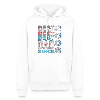 Bester Papa der Welt seit 2006 Vatertag - Männer Premium Bio Hoodie - Weiß - Vorne - Nico (187cm)