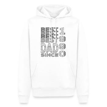 Bester Papa der Welt seit 1990 Vatertag - Männer Premium Bio Hoodie - Weiß - Vorne - Nico (187cm)