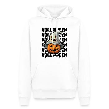 Design d’Halloween effrayant pour la prochaine fête - Sweat à capuche Premium bio Homme - blanc - Devant - Nico (187cm)