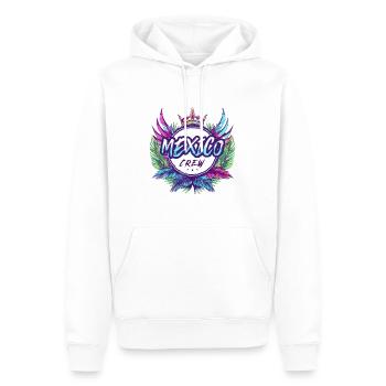 Mexiko Crew Bunt - Männer Premium Bio Hoodie - Weiß - Vorne - Nico (187cm)