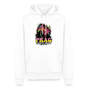 Prag Party Crew Urlaub - Männer Premium Bio Hoodie - Weiß - Vorne - Nico (187cm)