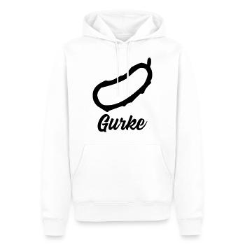 Ich liebe Gurke - Männer Premium Bio Hoodie - Weiß - Vorne - Nico (187cm)