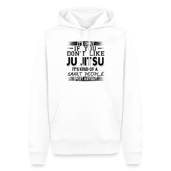 Jujutsu - Sweat à capuche Premium bio Homme - blanc - Devant - Nico (187cm)