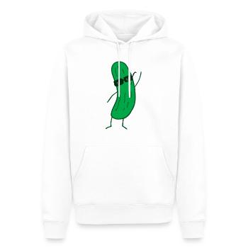 Gurke - Männer Premium Bio Hoodie - Weiß - Vorne - Nico (187cm)