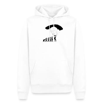 Parachute skydiving development - Men’s Premium Organic Hoodie - white - Front - Nico (187cm)