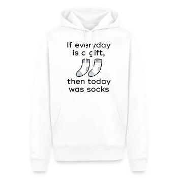 Today Was Socken - Männer Premium Bio Hoodie - Weiß - Vorne - Nico (187cm)