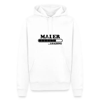 Maler Spruch Lackierer Lustiges Maler Geschenk - Männer Premium Bio Hoodie - Weiß - Vorne - Nico (187cm)