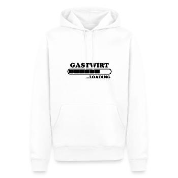 Gastwirt Spruch Kneipe Wirt Fun Gastwirt Geschenk - Männer Premium Bio Hoodie - Weiß - Vorne - Nico (187cm)