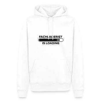 Fachlagerist Spruch Lustiges Fachlagerist Geschenk - Männer Premium Bio Hoodie - Weiß - Vorne - Nico (187cm)