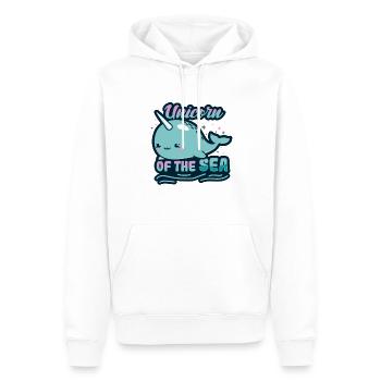 Narwhal Motiv für Kinder - Männer Premium Bio Hoodie - Weiß - Vorne - Nico (187cm)