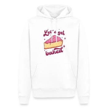 Cuisson de gâteaux Baker Design n Amateurs de desserts - Sweat à capuche Premium bio Homme - blanc - Devant - Nico (187cm)