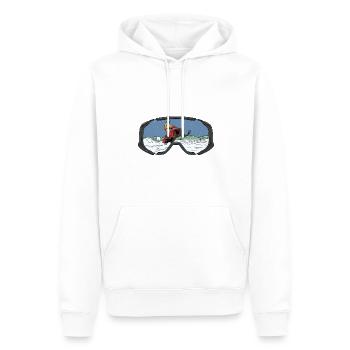 Cool Snowmobiler Design für einen Trail Snowmobile - Männer Premium Bio Hoodie - Weiß - Vorne - Nico (187cm)
