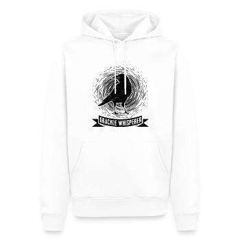 Blackbird Grackle Whisperer Design pour les ornithologues amateurs - Sweat à capuche Premium bio Homme - blanc - Devant - Nico (187cm)